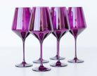 Estelle Colored Wine Glasses- Amethyst