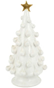 Vietri Foresta Medium White Tree with Gold Star