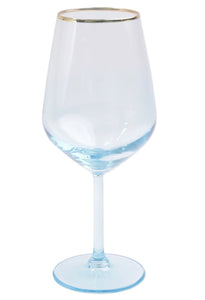 Vietri Turquoise Wine Glass - Set of 2