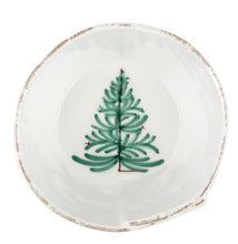 Load image into Gallery viewer, Vietri Lastra Holiday Stacking Cereal Bowl - Melamine
