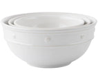 Juliska Berry & Thread Nesting Serving Bowl Set/3 Pieces- Whitewash
