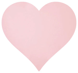 Hester & Cook Die-Cut Pink Heart Placemat