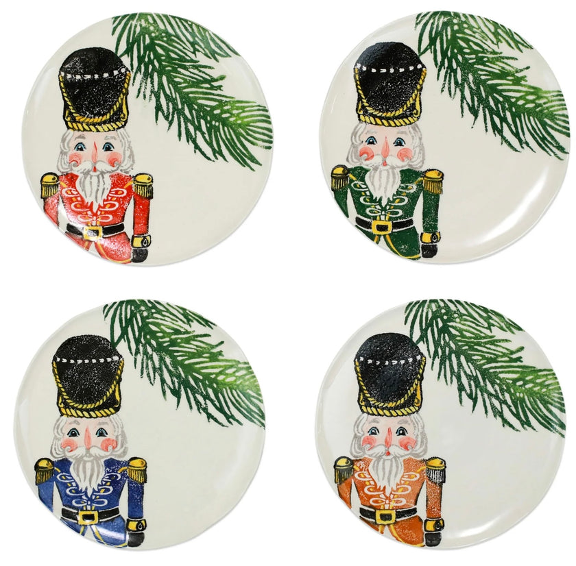 Vietri Nutcracker Salad Plate - Blue