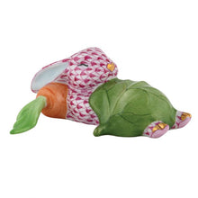 Load image into Gallery viewer, Herend Decorative Slumber Bunny - Raspberry
