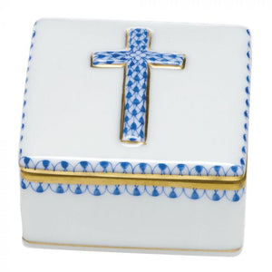 Herend Decorative Prayer Box - Blue