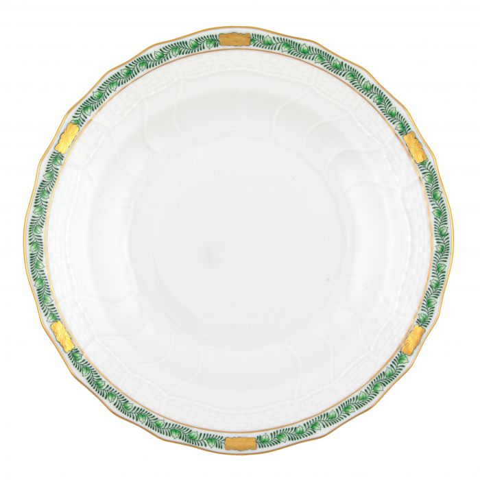 Herend Chinese Bouquet Garland Dessert Plate - Green