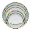 Herend Chinese Bouquet Garland Dessert Plate - Green