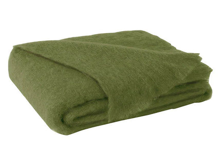 Lands Downunder Mohair Throw- Fern
