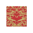 Caspari Palazzo Red Paper Linen Cocktail Napkins