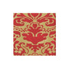 Caspari Palazzo Red Paper Linen Cocktail Napkins