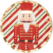 Sophistiplate Wavy Dinner Plate - Nutcracker Christmas