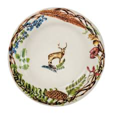 Juliska Forest Walk Dessert/Salad Plate Assorted Set/4