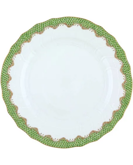 Herend Fishscale Dinner Plate - Green
