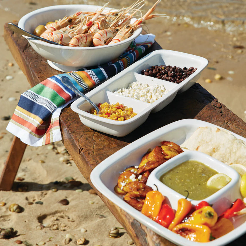 Juliska Puro Footed Fruit Bowl - Whitewash