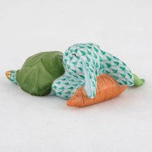 Load image into Gallery viewer, Herend Decorative Slumber Bunny - Green
