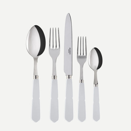 Sabre Gustave 5 piece flatware set - White