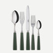 Sabre Icone 5 piece flatware set - Dark Green