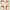 Vietri Old St. Nick Square Salad Plates - Set of 4
