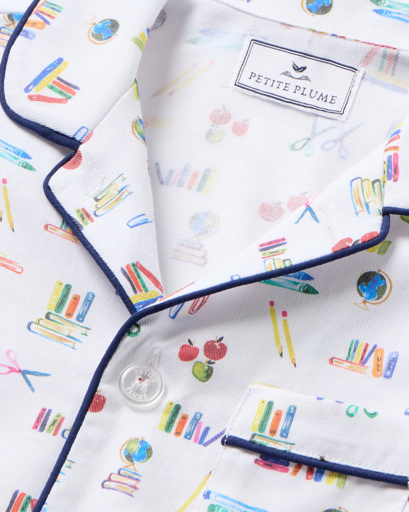 Petite Plume Children’s Twill Pajamas - Literary Lessons