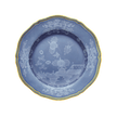 Ginori Oriente Italiano Flat Dessert Plate - Pervinca