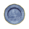 Ginori Oriente Italiano Flat Dessert Plate - Pervinca