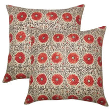 Load image into Gallery viewer, Architectural Elements Xaria Floral Pillow
