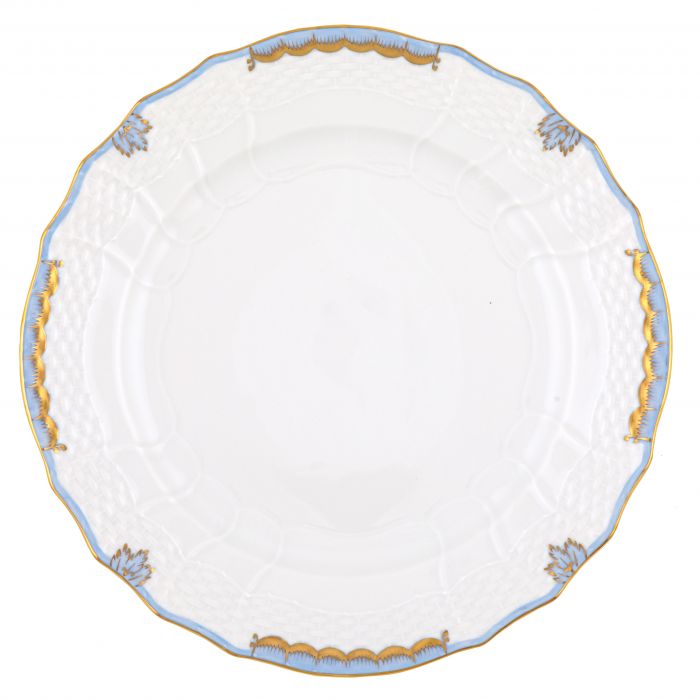 Herend Princess Victoria Service Plate - Light Blue
