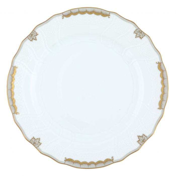 Herend Princess Victoria Dinner Plate - Gray