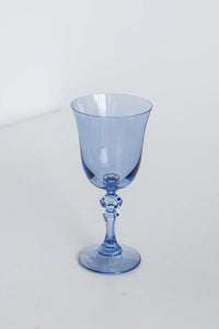Estelle Colored Regal Goblet Set - Cobalt Blue