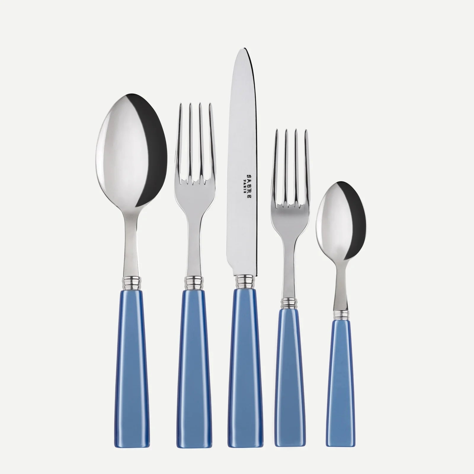 Sabre Icone 5 piece flatware set - Sky Blue