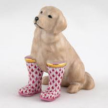 Load image into Gallery viewer, Herend Decorative Rainy Day Retriever - Raspberry
