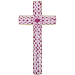 Herend Decorative Cross - Raspberry