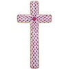 Herend Decorative Cross - Raspberry