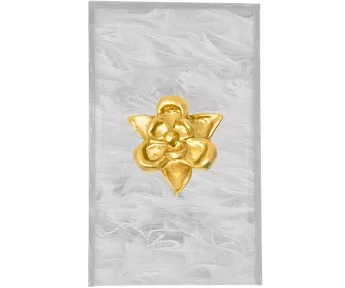 Southern Tribute Magnolia Guest Towel Box - Pearl