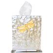 Southern Tribute Dragonfly Tissue Box Cover - Pearl