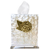 Southern Tribute Hydrangea Tissue Box Cover - Pearl
