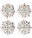 Juliska Villa Seville Scalloped Side/Cocktail Plate Set/4 - Chambray