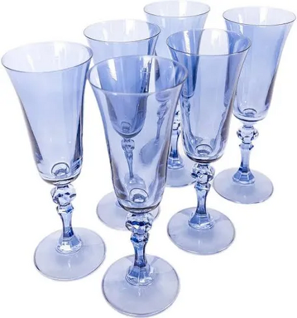 Estelle Colored Regal Flute Set - Cobalt Blue