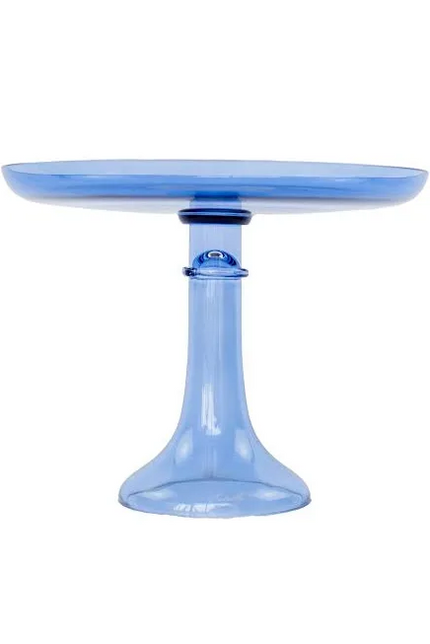 Estelle Cake Stand- Cobalt Blue