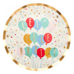 Sophistiplate Wavy Dinner Plate- Let's Celebrate