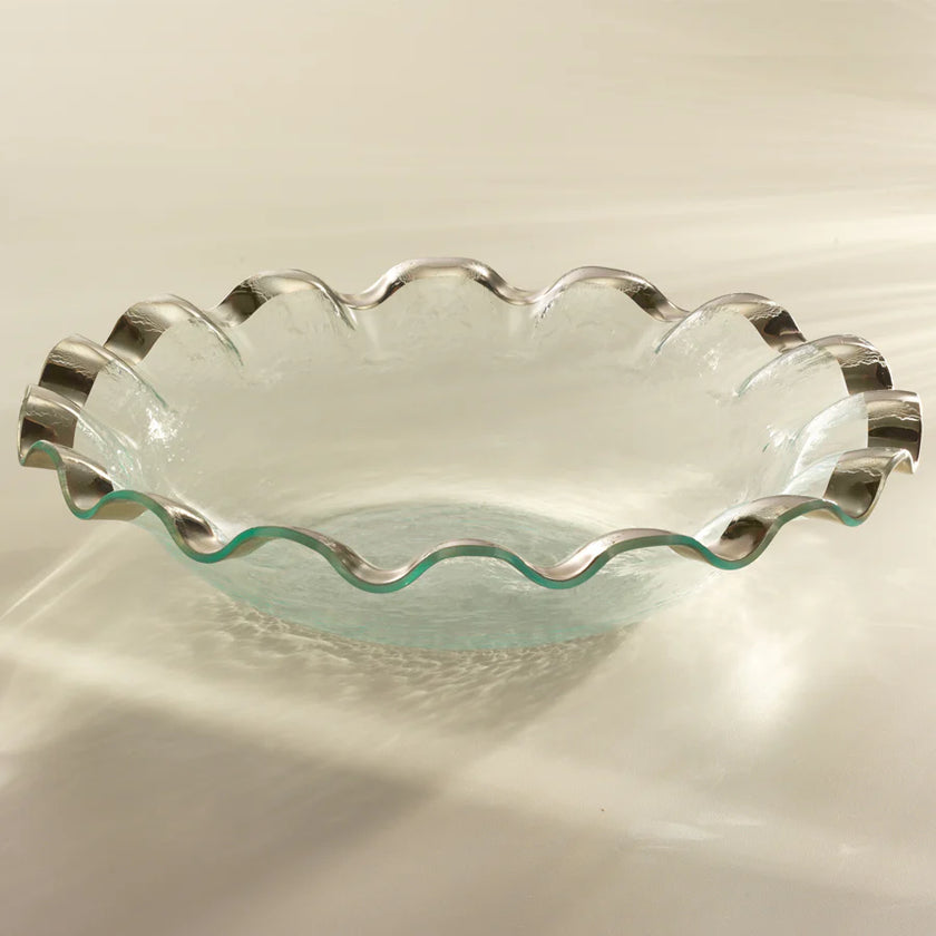 annieglass Ruffle Large Salad Bowl