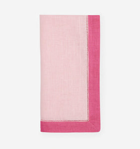 Sferra Roma Colorblock Napkins- Carnation/Pink- Set of 4