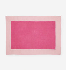 Sferra Roma Colorblock Placemats- Carnation/Pink- Set of 4