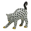 Herend Decorative Arched Cat - Black
