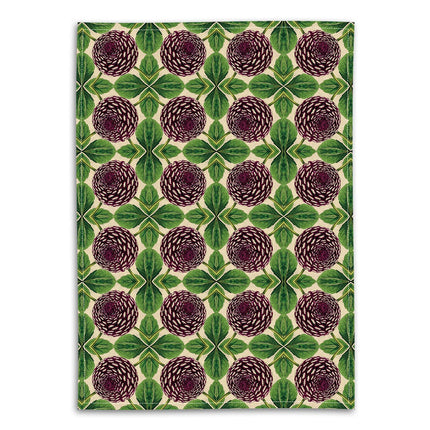 Avenida Purple Dahlia Tea Towel