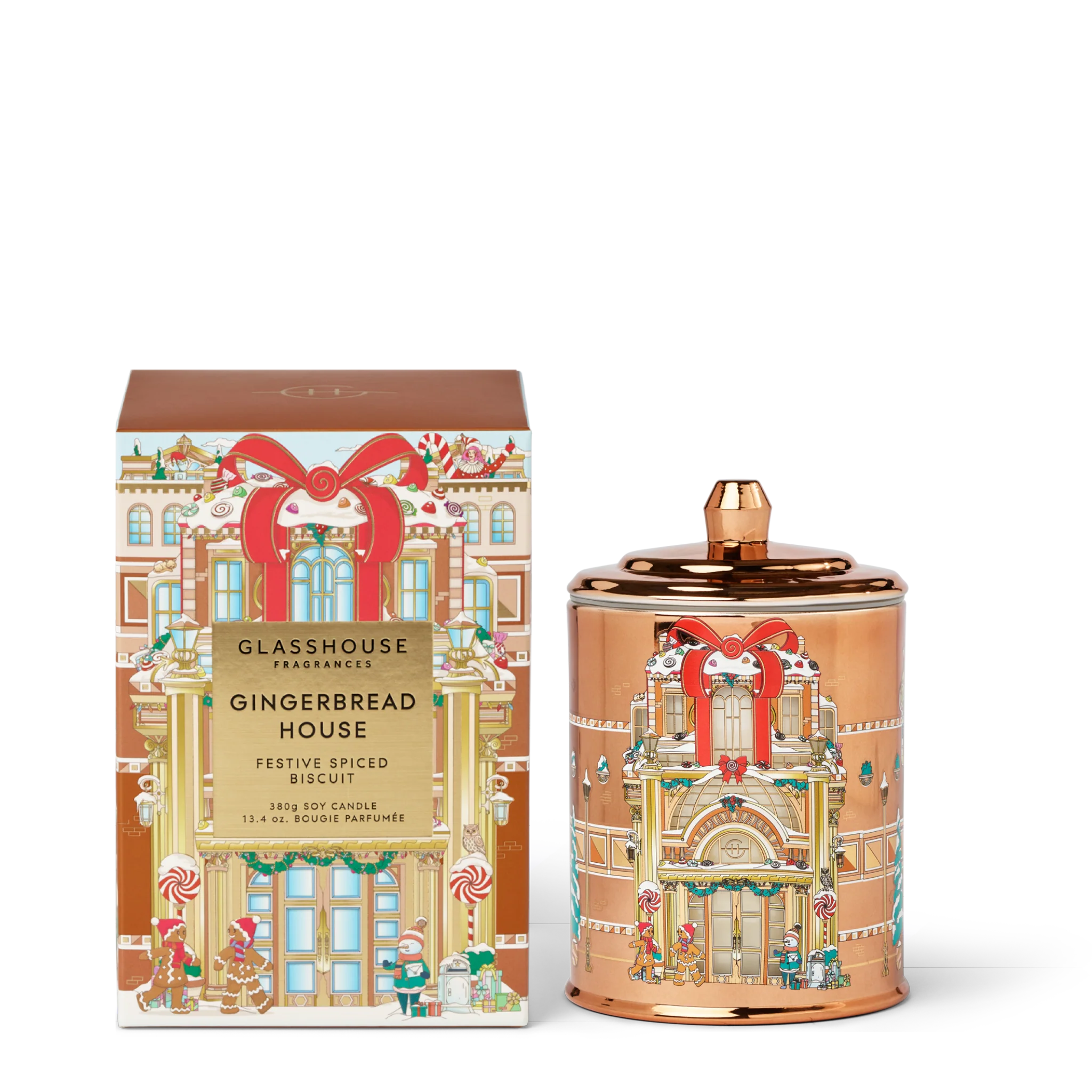 Glasshouse Gingerbread House Candle