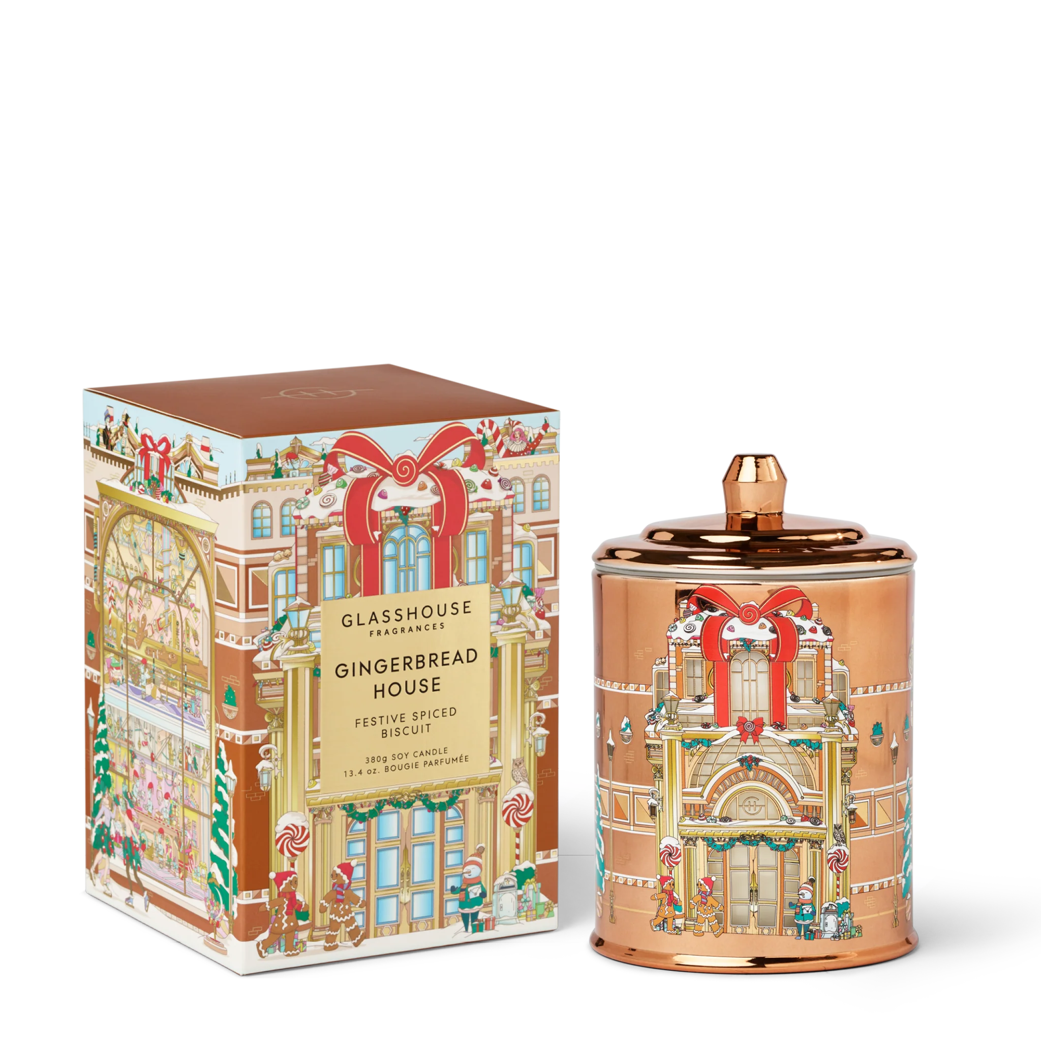 Glasshouse Gingerbread House Candle