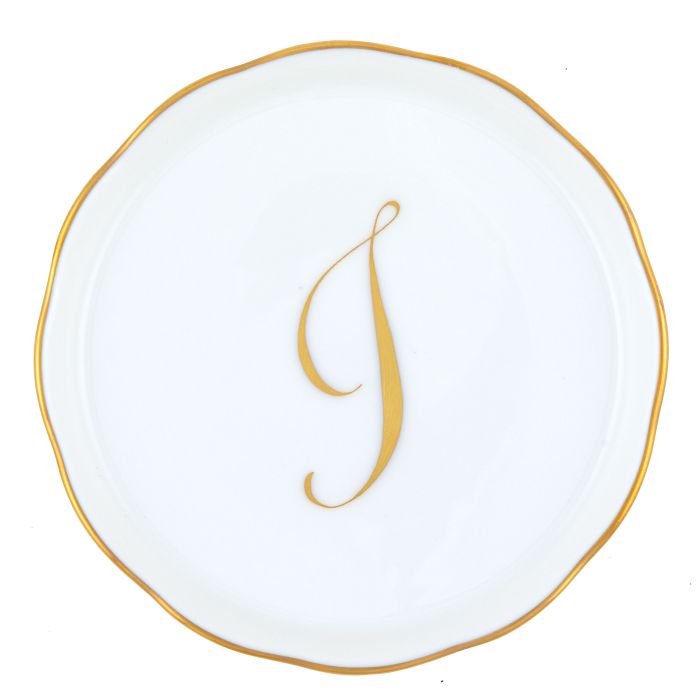 Herend Decorative Coaster - Monogram