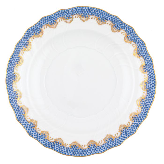 Herend Fishscale Salad Plate - Blue