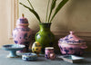 Ginori Oriente Italiano Round Box with Cover - Azalea